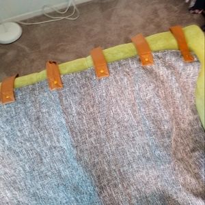 Tab top luxury curtains for living room